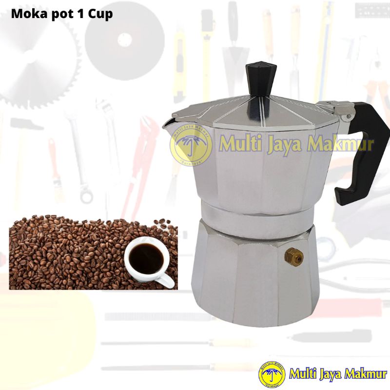 MOKA POT 1CUP/ EKSPRESSO MAKER/ TEKO KOPI 50ML