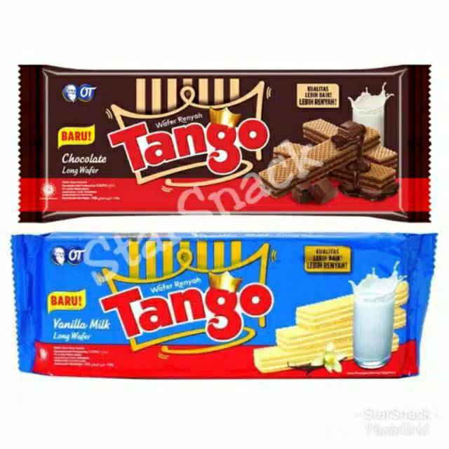 Tango Wafer 130 Gr Vanila Coklat Pack Indonesia