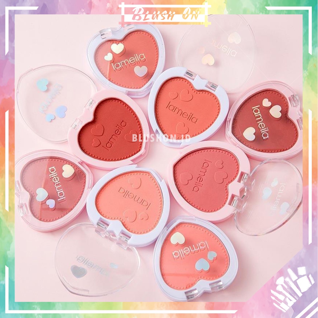 Lameila Blush On 4 Color Love Pallete 5107