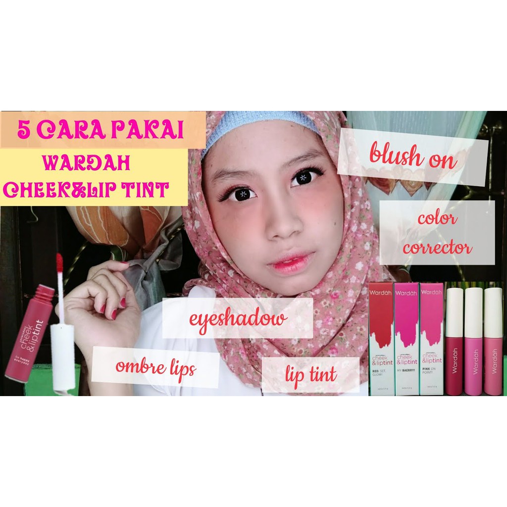 Wardah Cheek and Lip Tint Liptint Blush