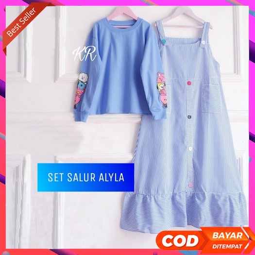 Baju Muslim Anak Setelan Muslim Pakaian Muslim Anak Bisa Cod Stelan Anak Set Gamis Anak Baju Lebaran