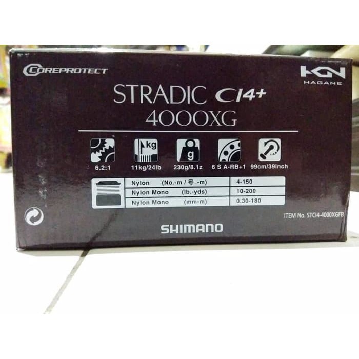 Promo Termurah Perlengkapan Pancing Reel Spinning Shimano Stradic C14 4000Xg 7 Beari Ww823 | Shopee Indonesia