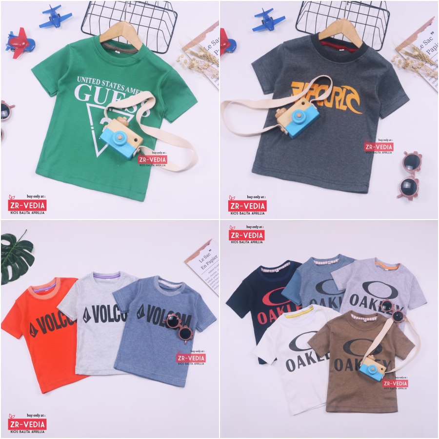 Kaos Cool Kids uk 6-12 Bulan / Baju Branded Distro Lengan Pendek Anak Laki Cowok Export Branded Laki Kiosbalitaaprillia