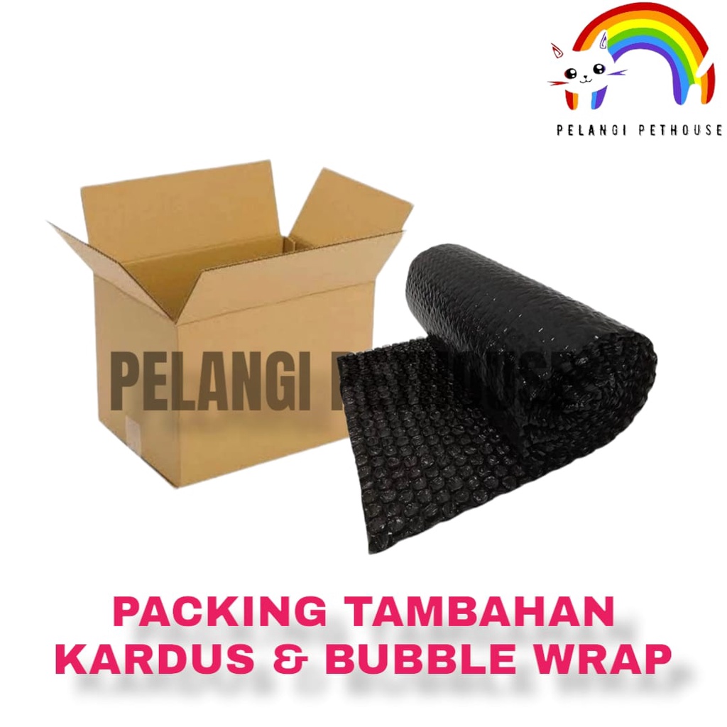 

Tambahan Packingan Kardus dan Bubble Wrap