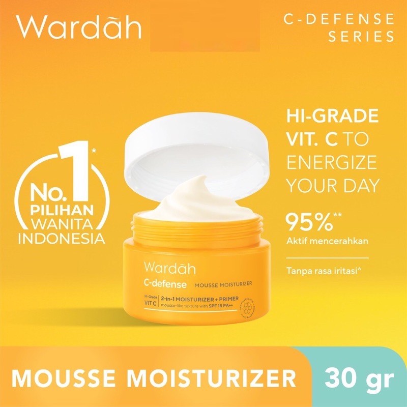 WARDAH C-DEFENSE MOUSSE MOISTURIZER 30gr