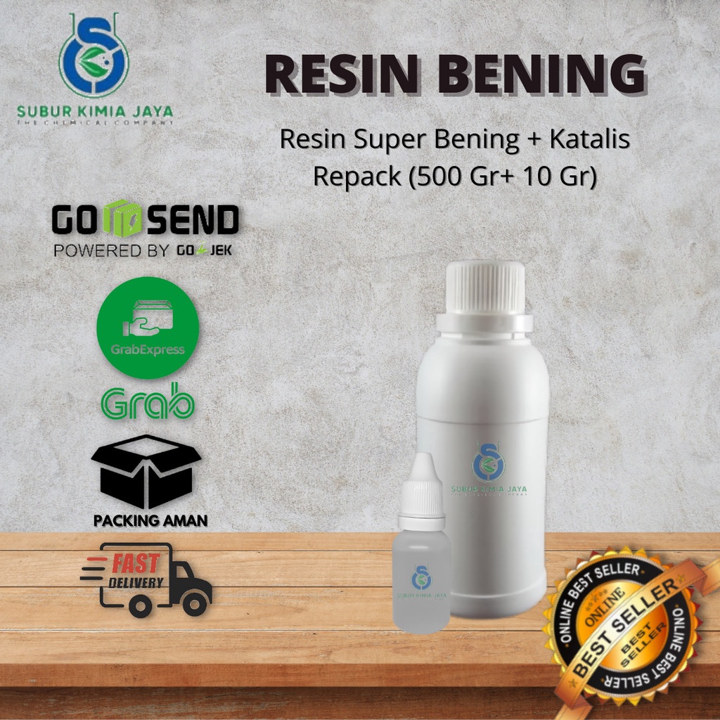 

RESIN BENING 500 ml + KATALIS 10 ml Premium
