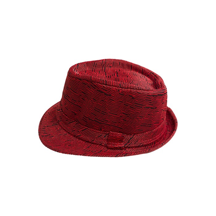 Topi fedora cowboy hat fedora linen merah houseofcuff