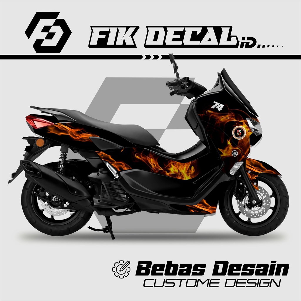 Decal stiker / sticker motor Nmax old / nmax 2022 terbaru FULL BODY API