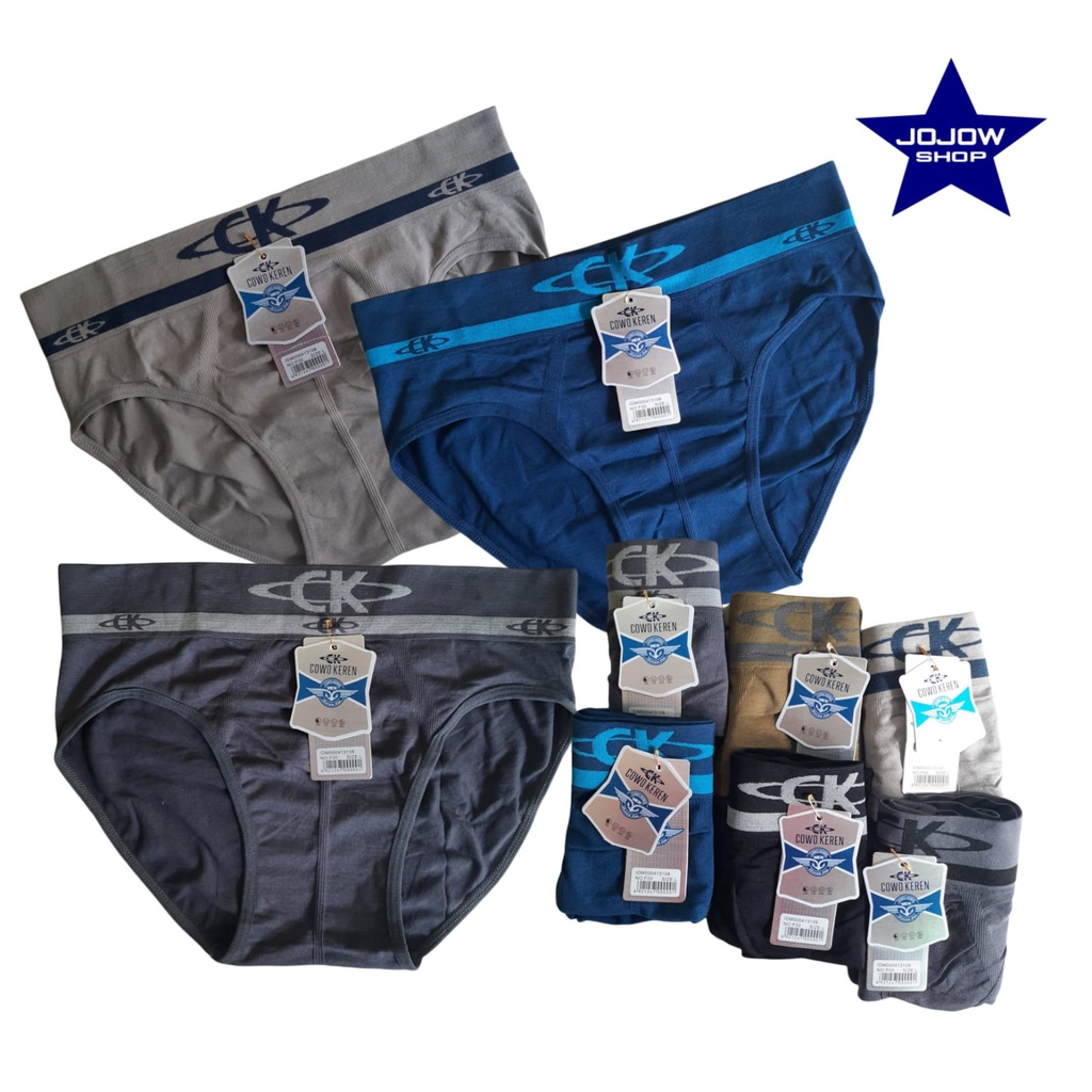 CD Pria COWOK KEREN Celana dalam Rajut [ Isi 3 Pcs ]