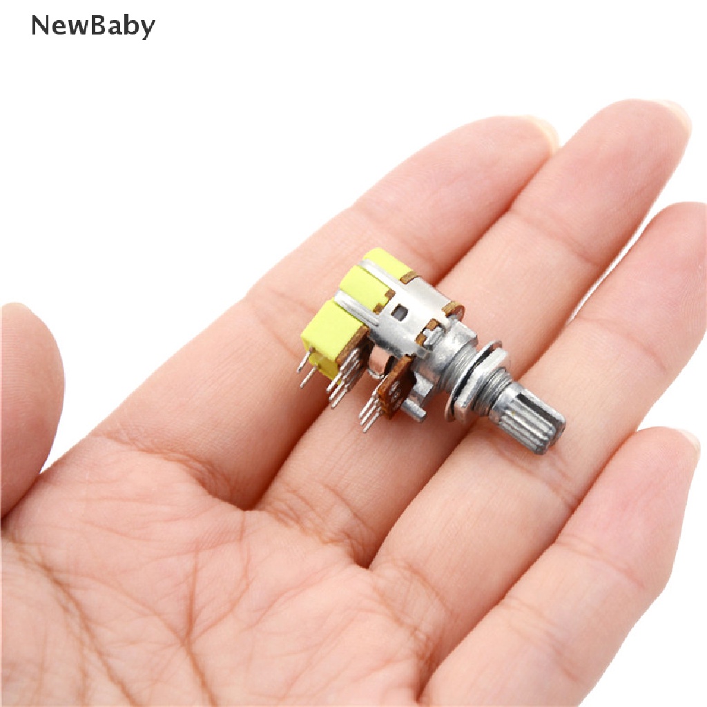 Newbaby B50K Potentiometer Switch Kontrol Volume Dual Linear 50K Ohm