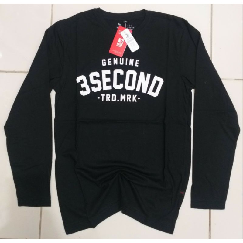 kaos three second original/kaos 3second original/kaos 3second lengan panjang/kaos 3second terlaris