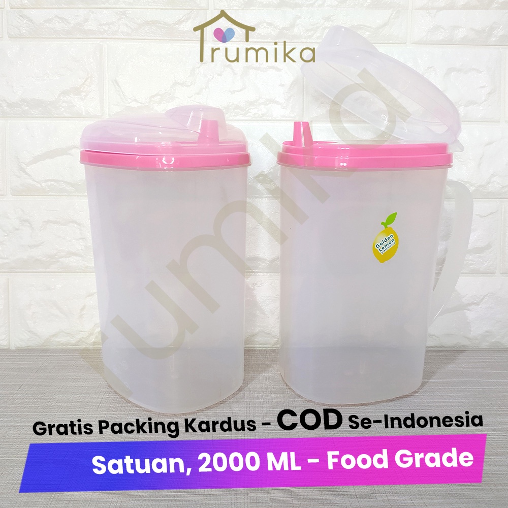 Botol Minyak / Tempat Minyak Goreng 2 Liter - Golden Lemon