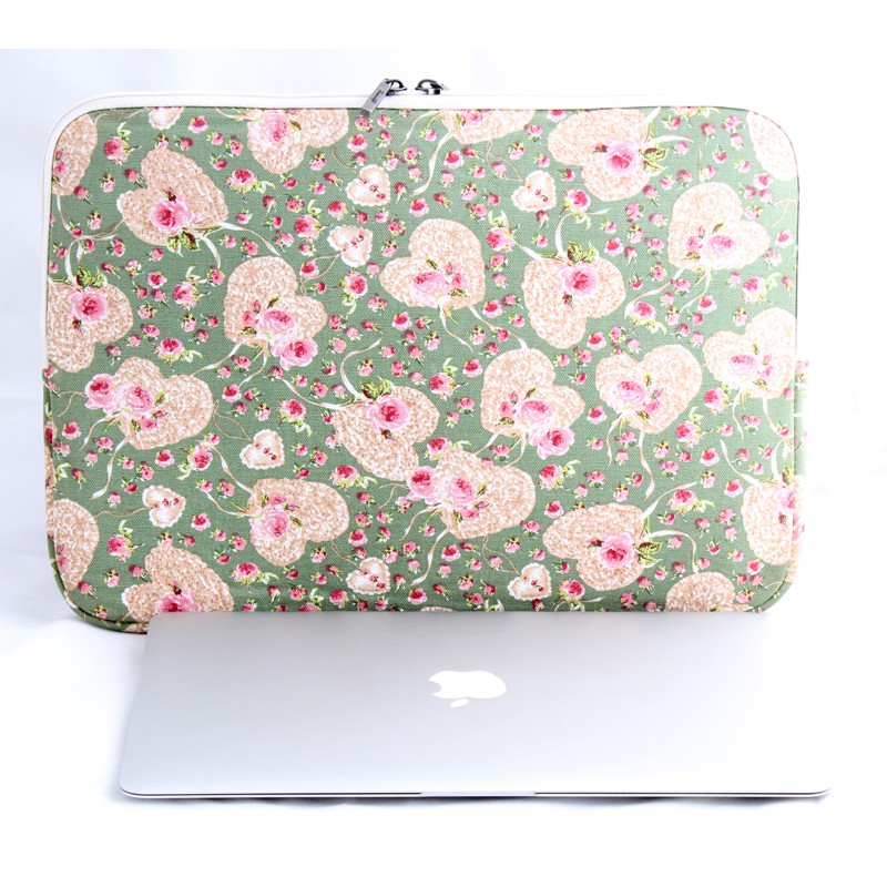Tas Laptop Macbook Softcase Canvaslife 15- 15.6  inch  green