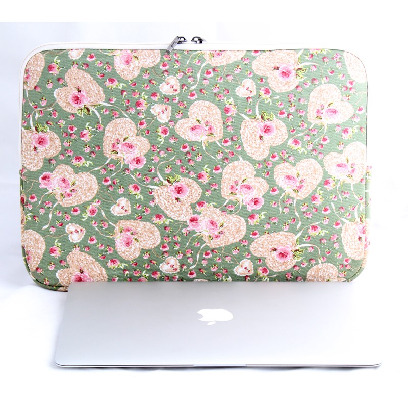 Tas Laptop Macbook Softcase Canvaslife 15- 15.6  inch  green