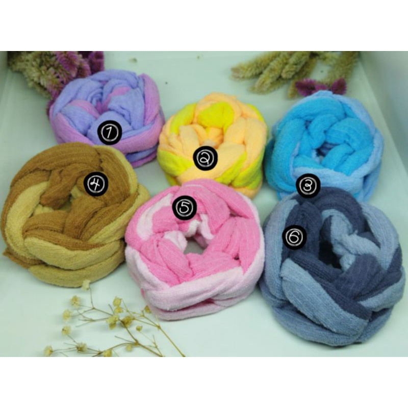 Kuncir Rambut Lilit 10,12,14 / Kuncir Kepang /Kuncir Korea / Ikat Rambut Lilit KCR002-1