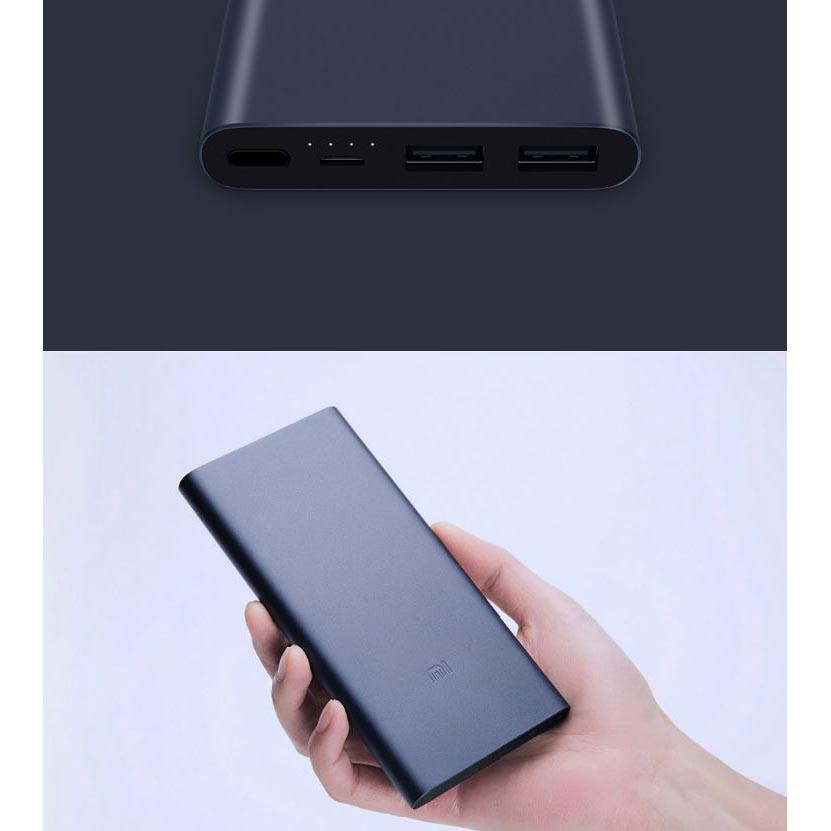 Xiaomi Power Bank 10000mAh 2nd Generation 2 USB Port (ORIGINAL) - Silver