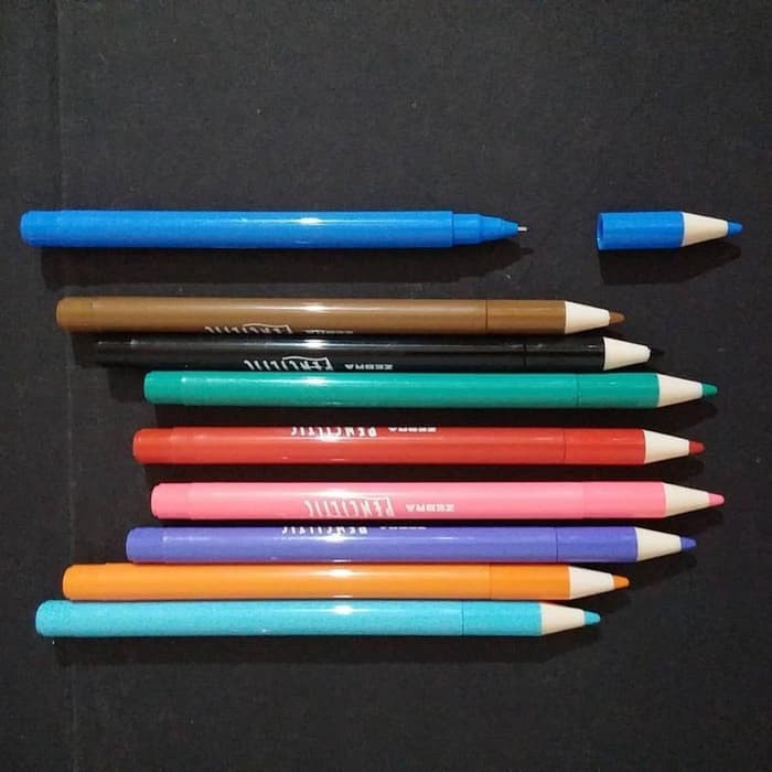 

Pulpen Zebra Penciltic warna warni