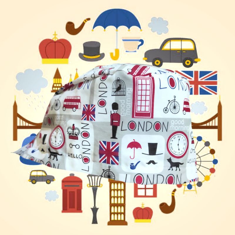 Surgical Cap / Nursing Cap MOTIF LONDON