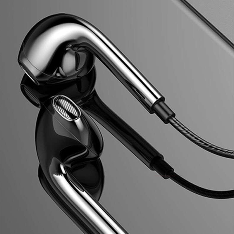 Earphone Berkabel Universal Jack Earphone Menyesuaikan Volume Untuk Headset/Headphone Android