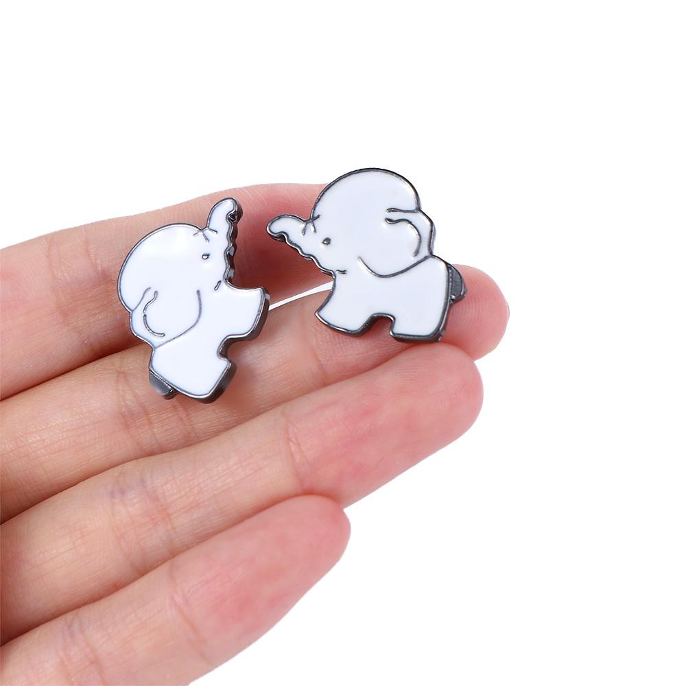 [Elegan] Gajah Bros Hadiah Lucu Untuk Wanita Pria Perhiasan Aksesoris Gajah Travel Commemorative Lapel Pin Enamel Pin