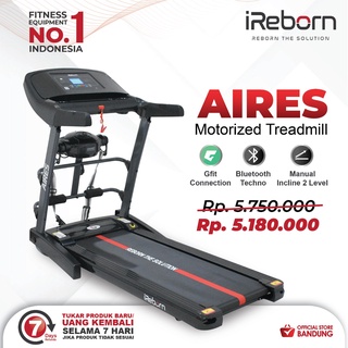 Alat Fitness Treadmill Elektrik iReborn Aires i8 (BANDUNG)