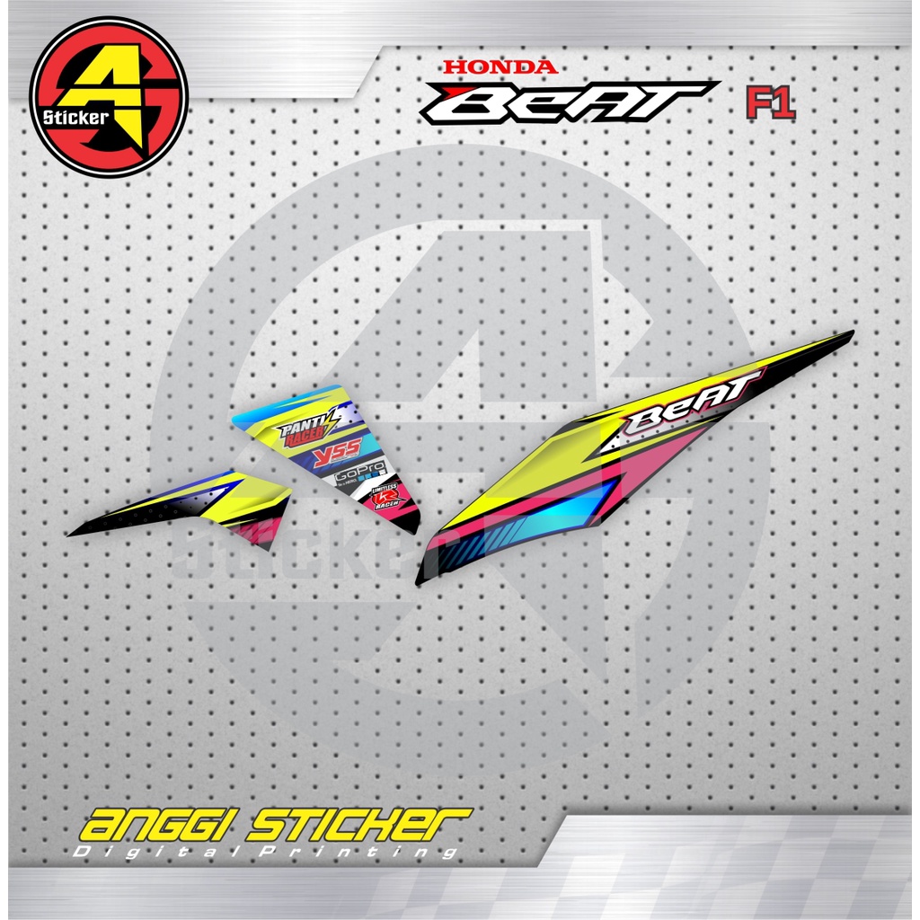 STRIPING STIKER MOTOR HONDA BEAT F1 / STRIPING VARIASI MOTOR HONDA BEAT F1