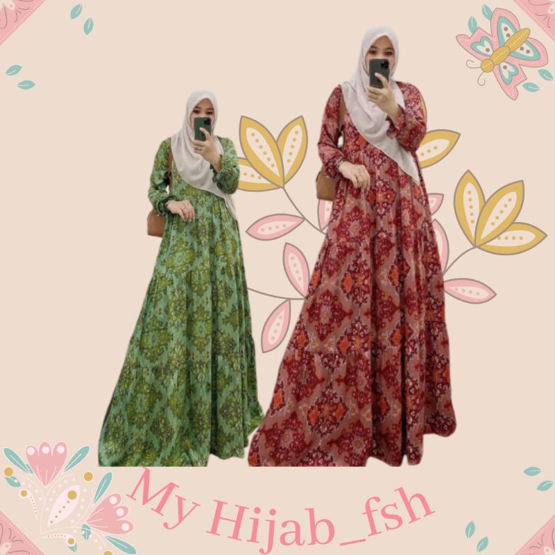 Sakina Dress by Dlovera | Sakina Dress Dlovera | Dress Dlovera ori | Dress Dlovera Motif | Dress Dlo