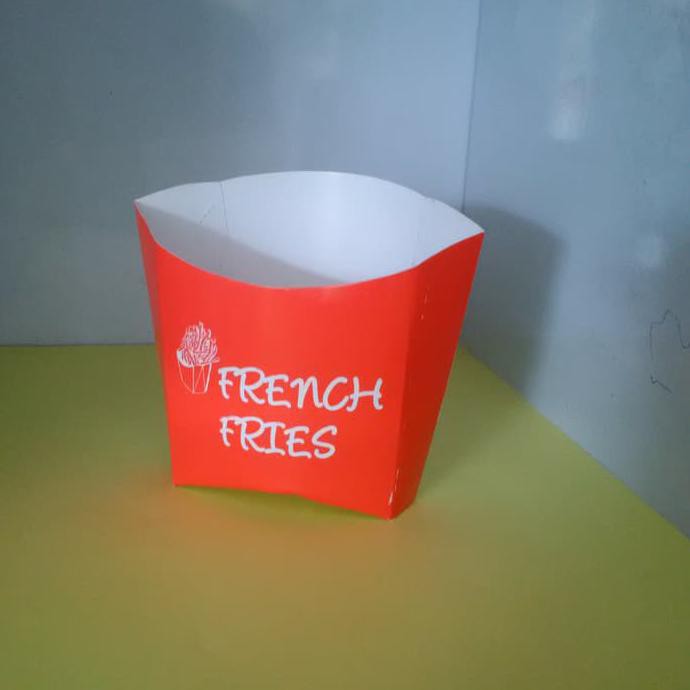 

Box French Fries /Dus French Fries Kecil/ Dus / Kemasan Kentang Goreng