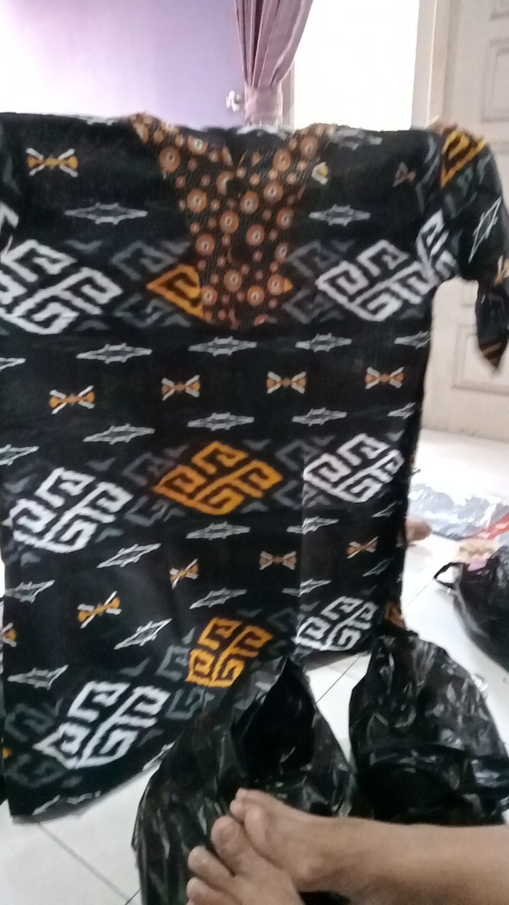 Atasan Batik Wanita Tunik Jumbo Ld 140 Motif Banyak