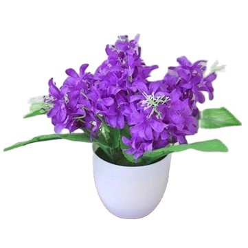 MOGYMOGY PT21 Pot Tanaman Hias Bunga Hias Plastik Ornamen Pot Bongsai Artificial Flower Decoration