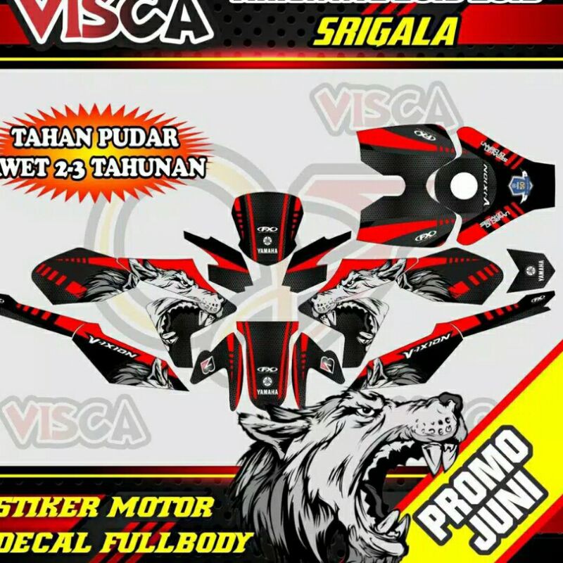 decal vixion nvl 2013 wolf variasi custom full body