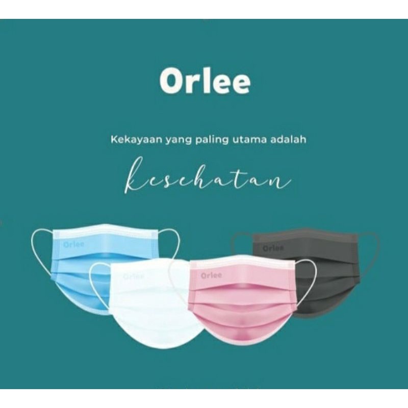 MASKER ORLEE CANTOL | Masker orlee 50pcs | makser orlee putih