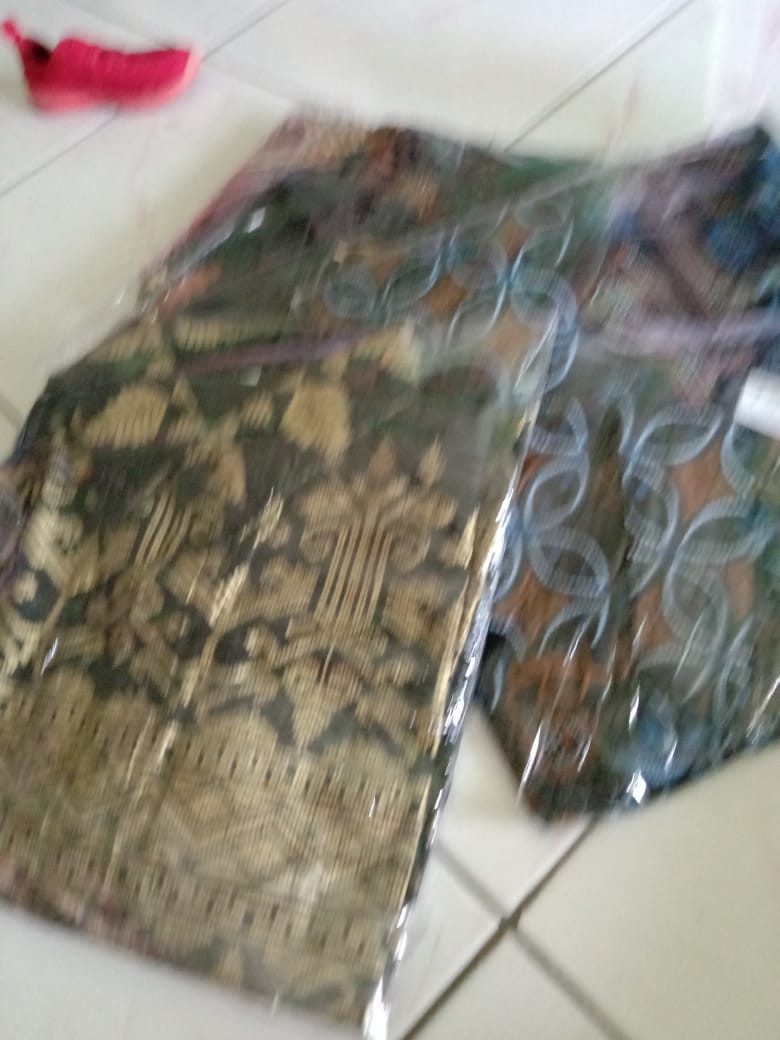 Nivana Batik Kemeja Prada Anjani Emas & Perak| Panjang | Baju Atasan Pria Modern