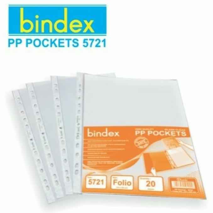 

READY COD PP POCKET DOCUMENT FOLIO BINDEX (isi 20 lembar) PROMOKode 1100