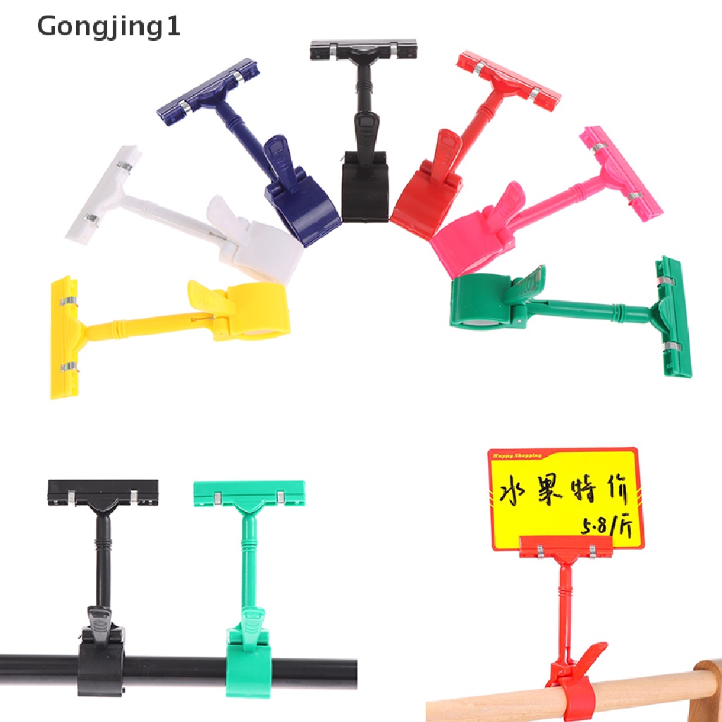 Gongjing1 Klip Holder Label Harga Untuk Supermarket