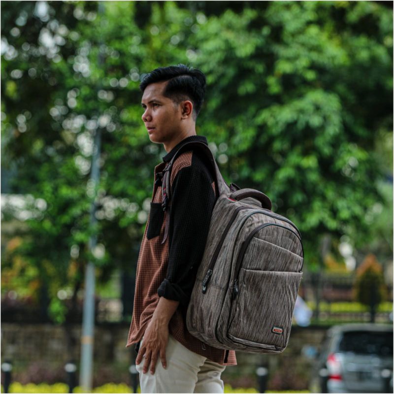 Tas Ransel Laptop Kasual Tas Punggung Tas sekolah Trendy Durablebags Backpack