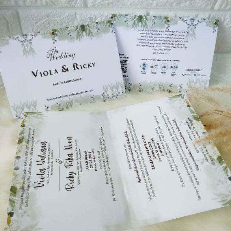 Undangan Custom Pernikahan Murah | Undangan Pernikahan