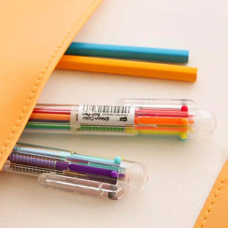 

Pulpen 6 warna acak