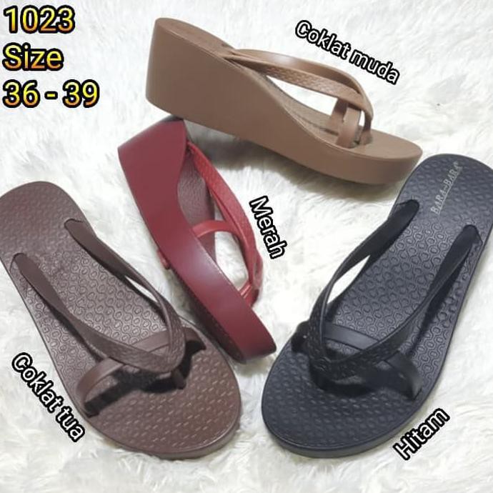 Trend 1023 Sandal Wanita Wedges Barabara Bara Bara Sandal Wedges Wanita