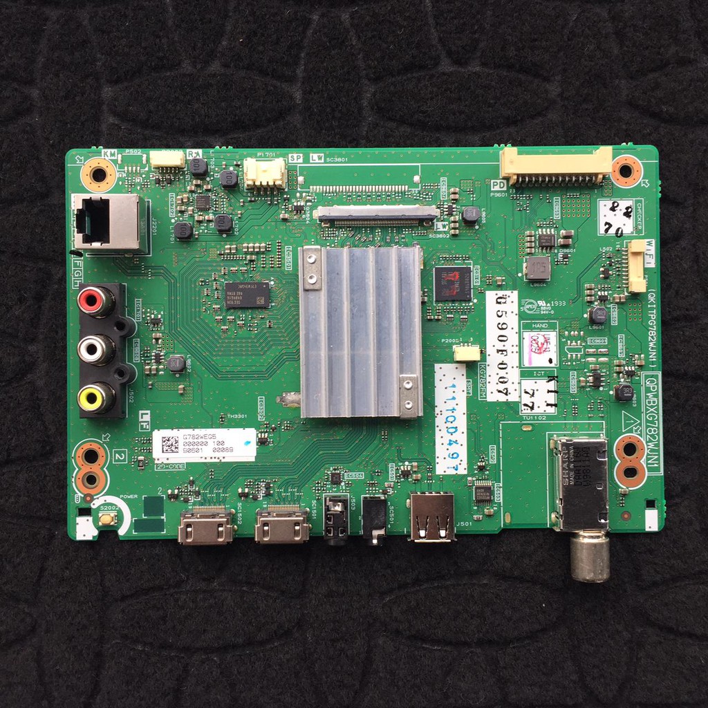 MB - MAINBOARD - MESIN TV SHARP 2TC50AE1i - C50AE1x - C50AE1 I - C50AE1 X - 2T C50AE1I