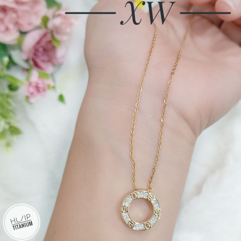 Kalung Titanium Gold XW18052106