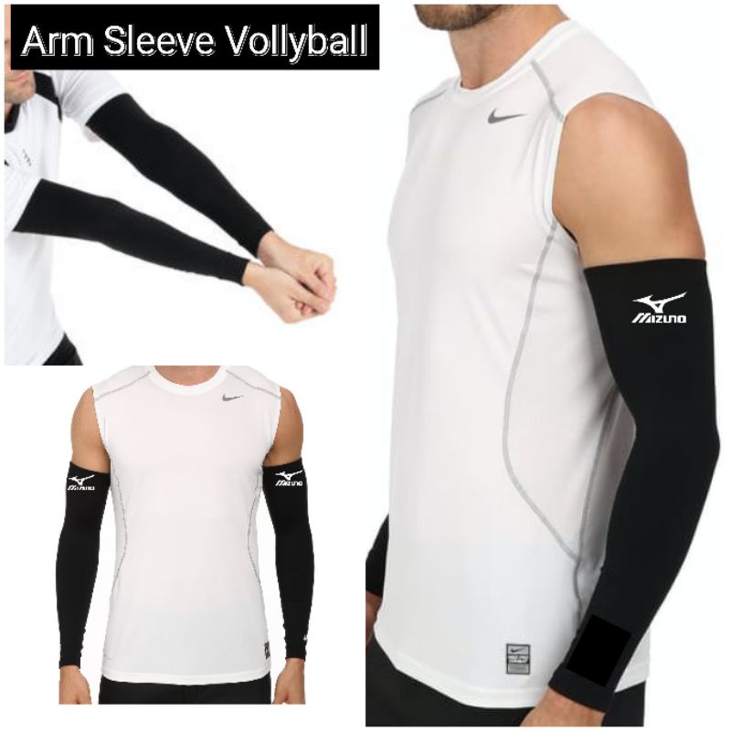 ⭐⭐⭐⭐⭐Manset lengan tangan arm slave asics olahraga voli volly elastis melar spandek licra lycra