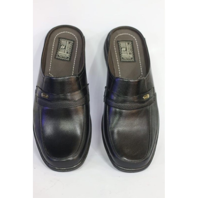 sepatu slop kulit pria