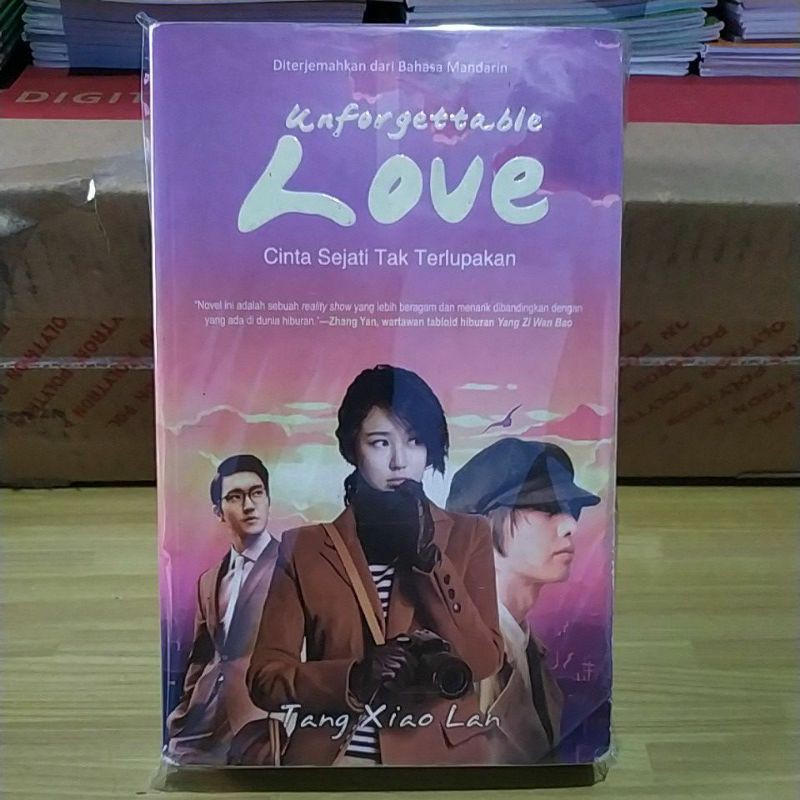 Buku Novel Unforgettable Love Cinta sejati tak terlupakan novel best seller harga murah obral