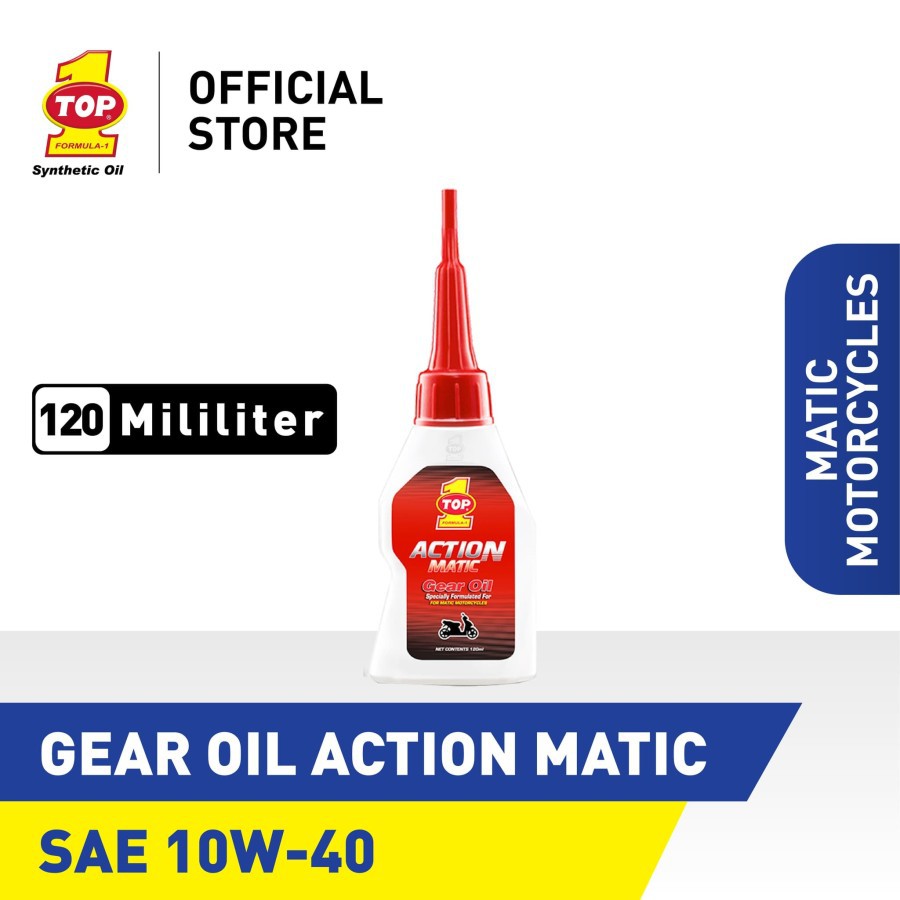 PAKET OLI TOP 1 TOP1 ACTION MATIC 10W30 800ML SYNTHETIC DAN OLI GARDAN