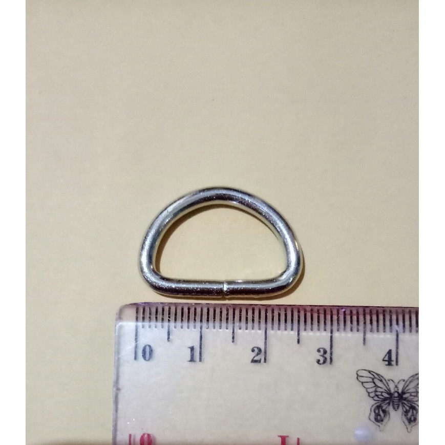 Ring D 2 cm 2,5mm nikel ( 12 biji )