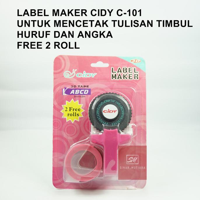 CIDY dymo embossing label maker