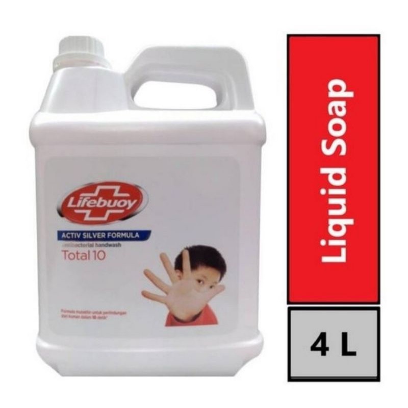 Terjangkau Lifebuoy 4 liter hand wash anti bakterial jerigen