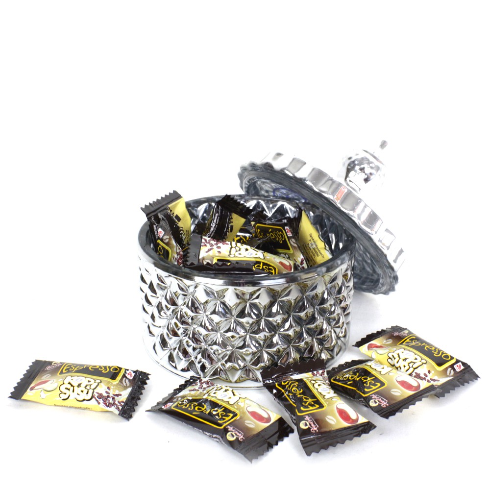 Formia Toples Kaca Betawi Silver Candy Box 10 cm