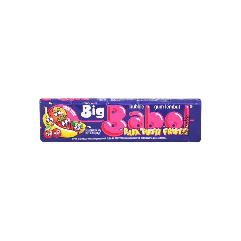 BIG BABOL TUTTI FRUITY/STRAWBERRY